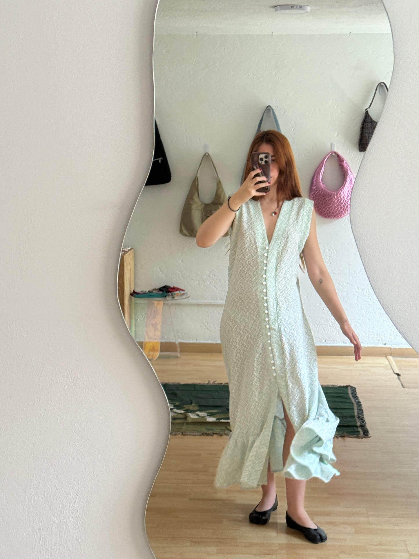 Buttoned to the Top Kimono