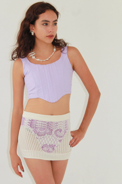 Dreamy Lacy Mini Skirt