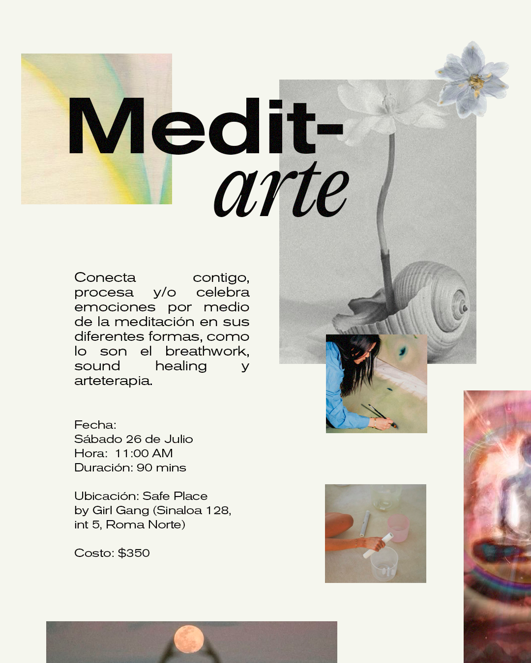 Meditarte - Sesión de meditación en diferentes formas