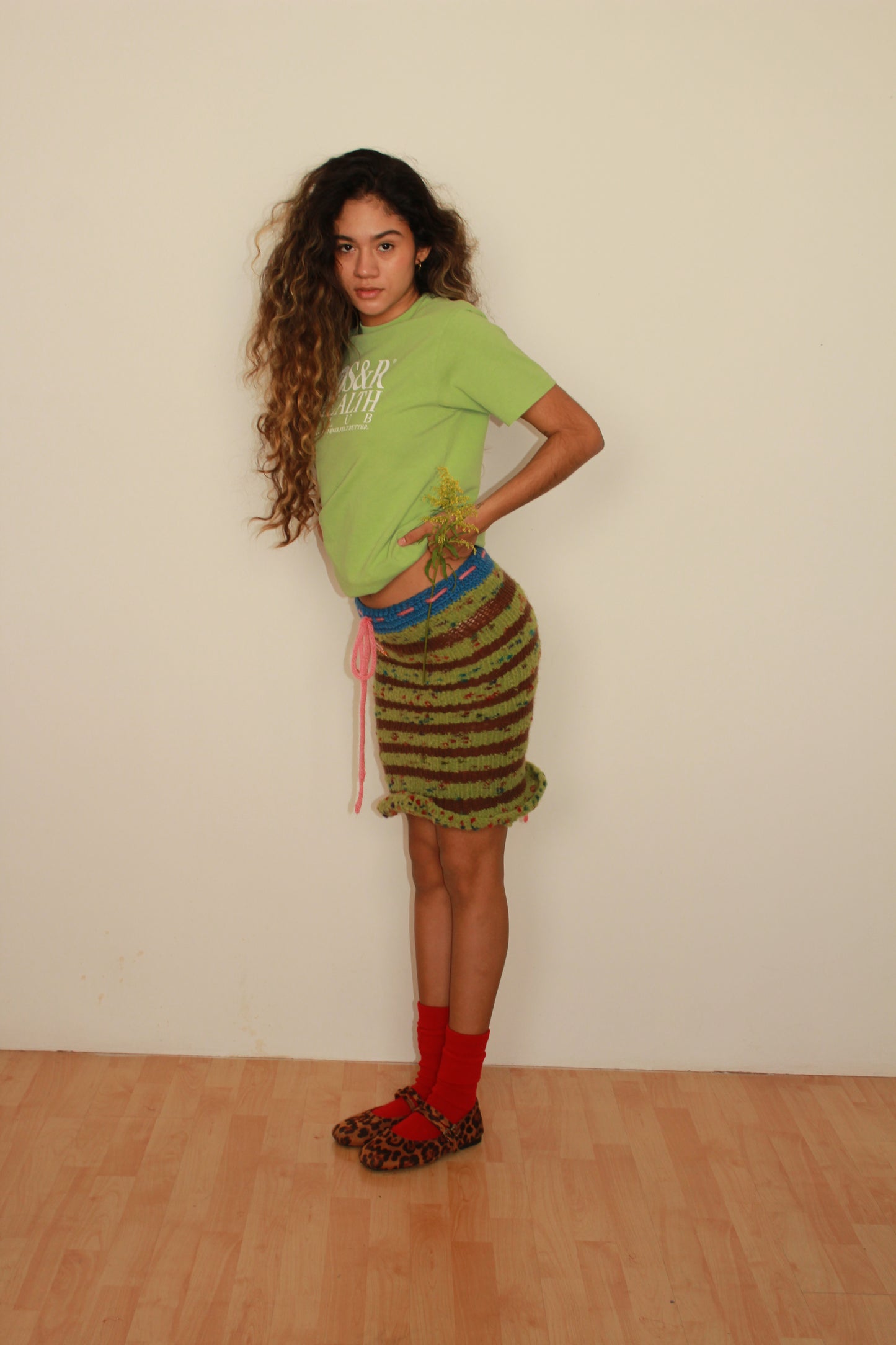 1998 Miu Miu Coded Skirt