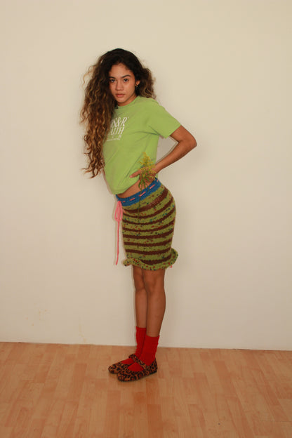 1998 Miu Miu Coded Skirt