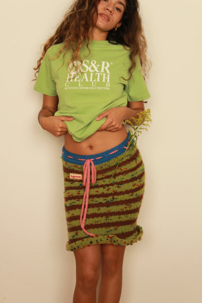 1998 Miu Miu Coded Skirt