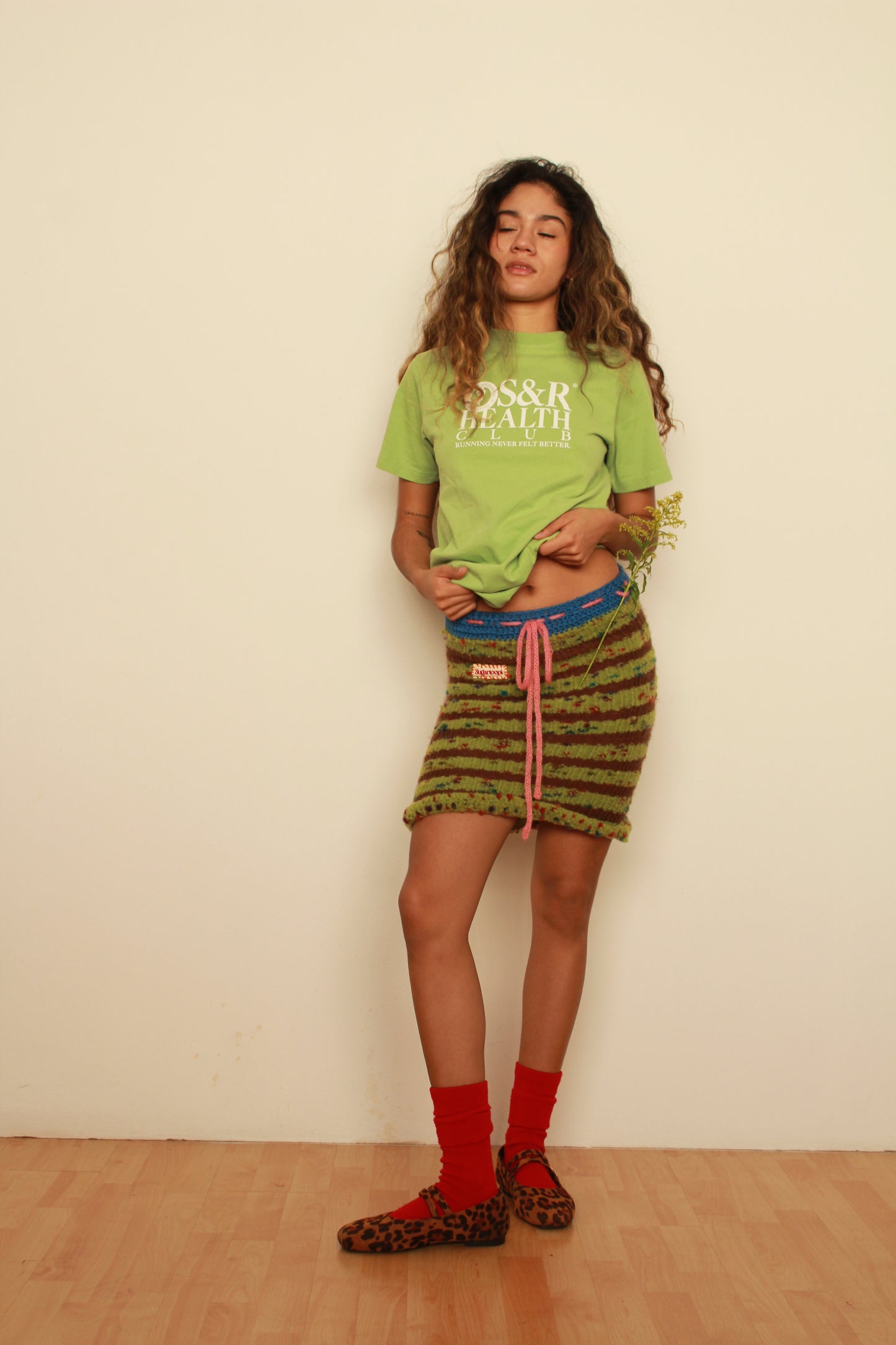 1998 Miu Miu Coded Skirt