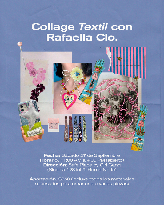 Collage Textil con Rafaella Clo